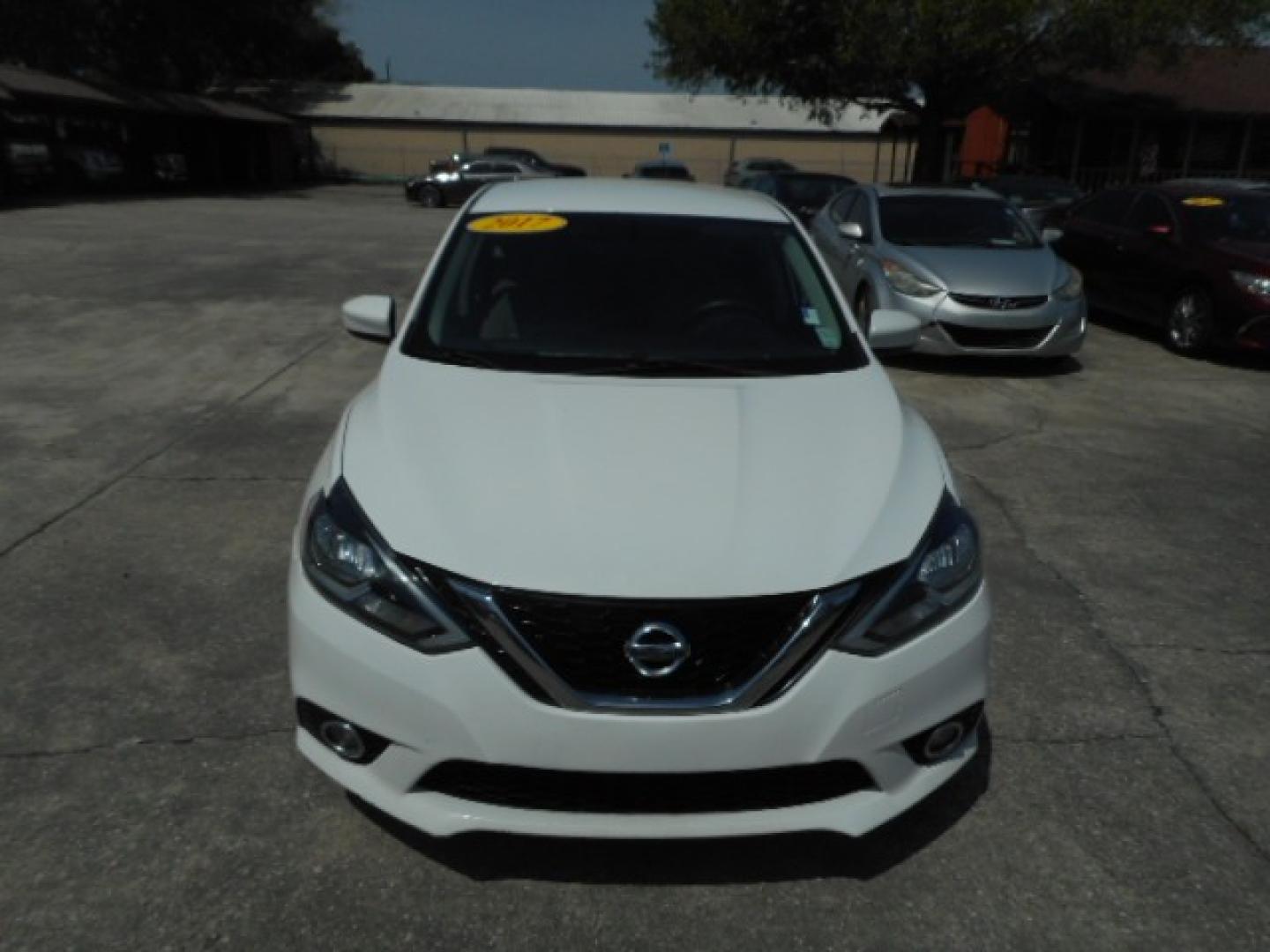 2017 WHITE NISSAN SENTRA SR; S; SL; SV (3N1AB7AP0HY) , located at 10405 Abercorn Street, Savannah, GA, 31419, (912) 921-8965, 31.988262, -81.131760 - Photo#0